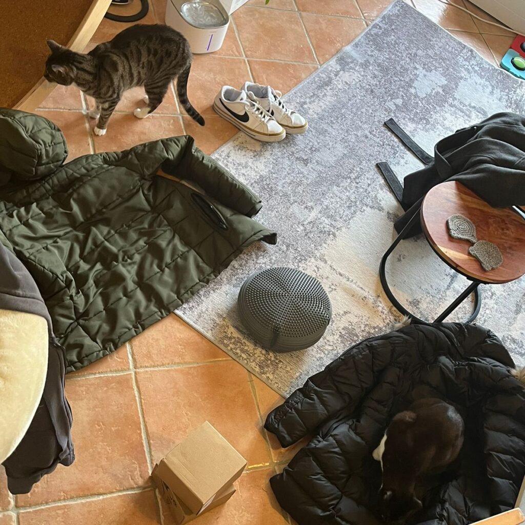 Positive Erfahrung mit Jacken und fremder Kleidung